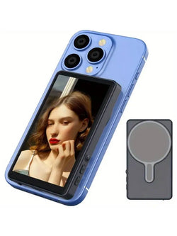 Magnetic Cell Phone Vlog Self Timer Monitor Screen Using Rear Camera