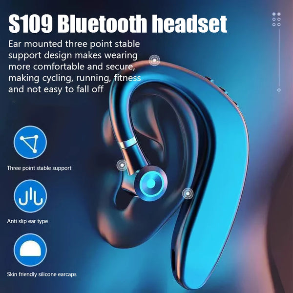Wireless Bluetooth 5.0 Earphones For Single Ear Wearing Business Driving In Ear