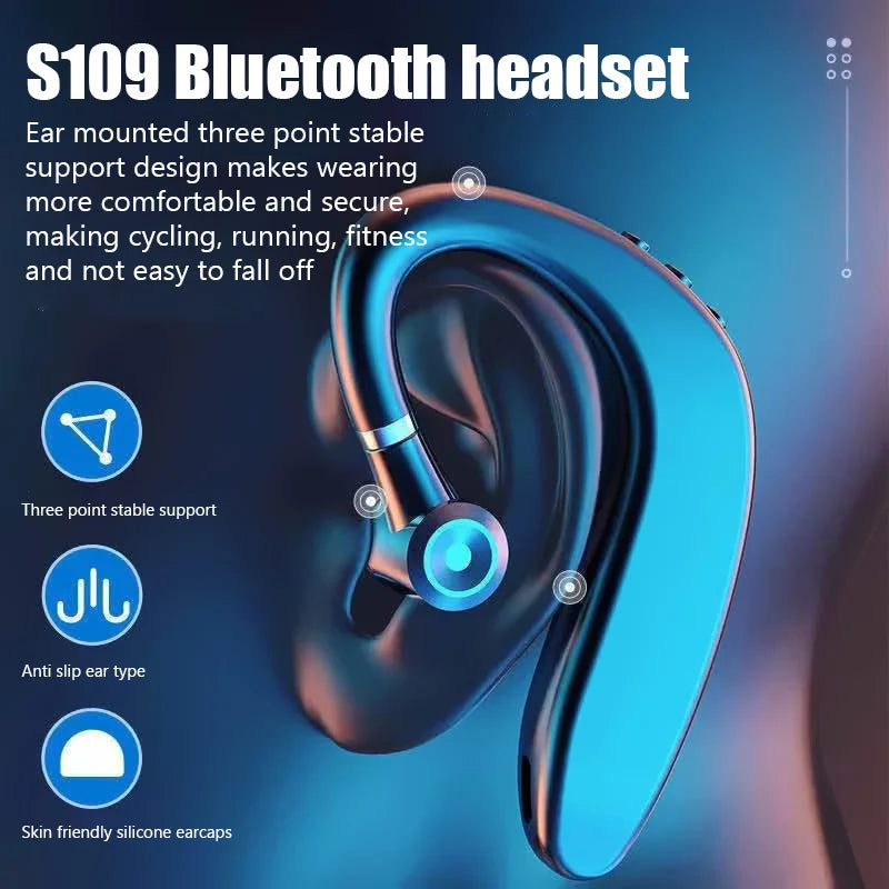 Wireless Bluetooth 5.0 Earphones For Single Ear Wearing Business Driving In Ear