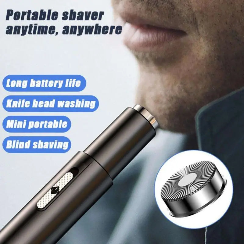 Electric Nose Hair Trimmer Beard Clipper Multi-kinetic Washable Shaving