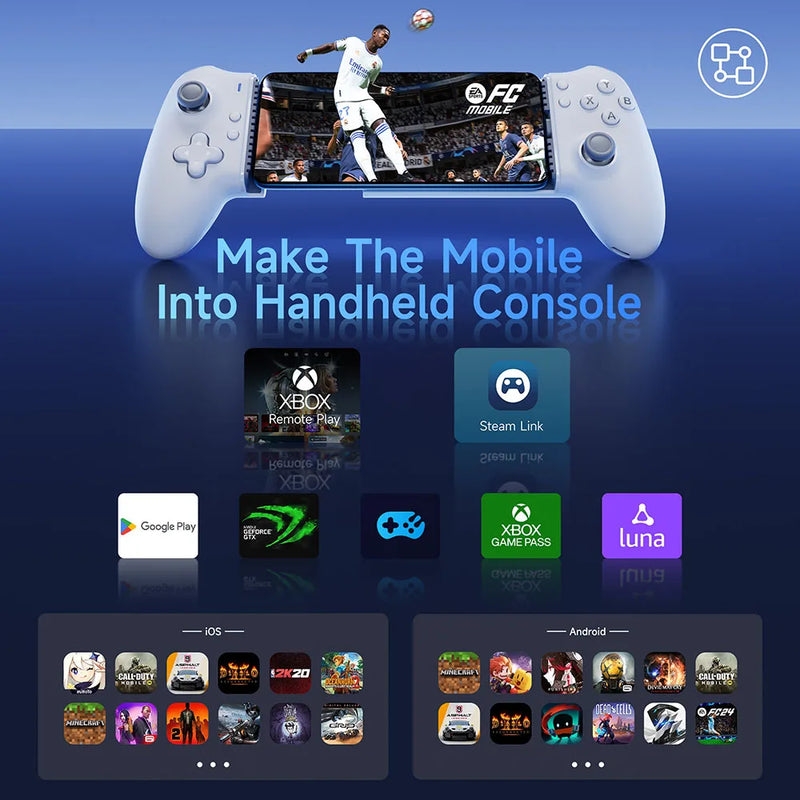 Mobile Phone Gamepad Type C Hall Mechanical Controller