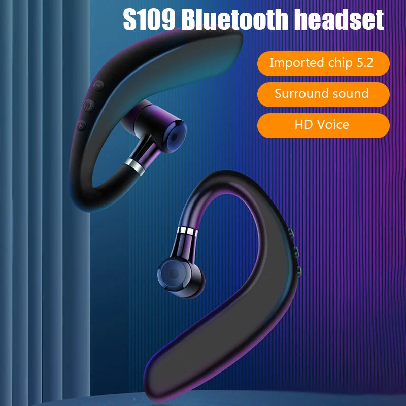 Wireless Bluetooth 5.0 Earphones For Single Ear Wearing Business Driving In Ear
