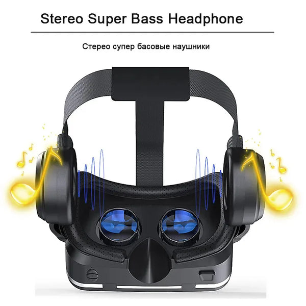 VR 6.0 Headphone Version 3D Virtual Reality Stereo Helmet