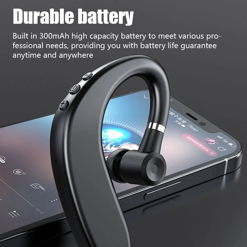 Wireless Bluetooth 5.0 Earphones For Single Ear Wearing Business Driving In Ear