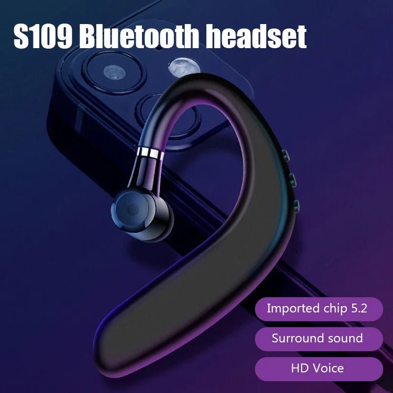 Wireless Bluetooth 5.0 Earphones For Single Ear Wearing Business Driving In Ear