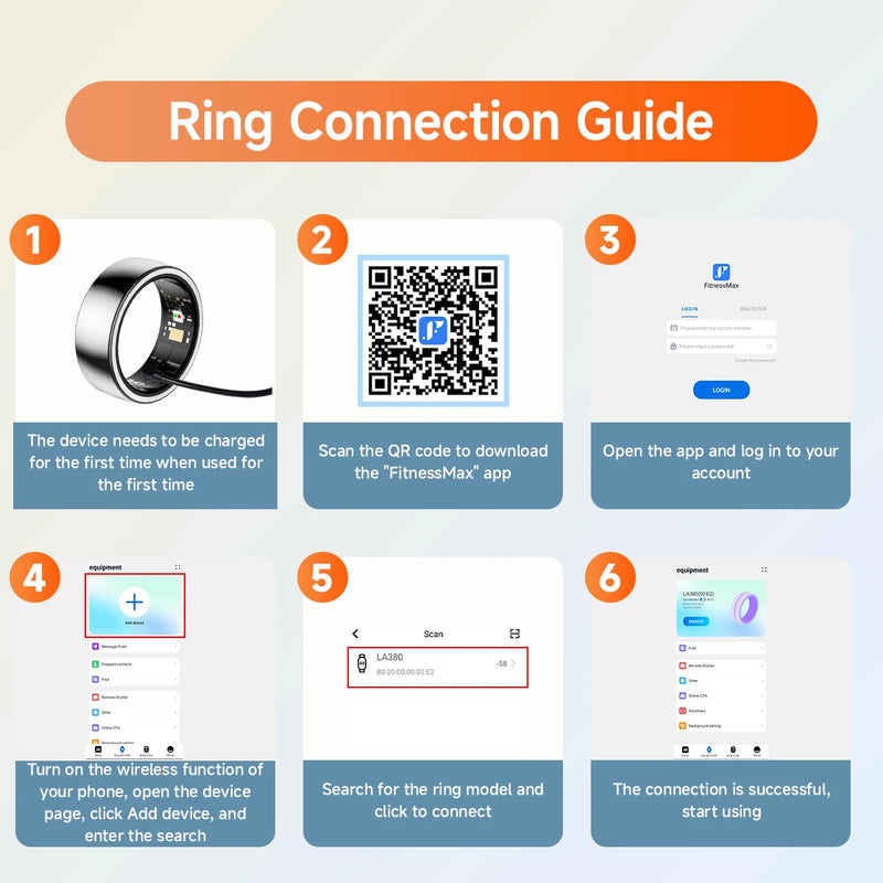 New Smart Ring Multi-sport Modes
