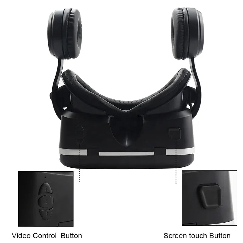 VR 6.0 Headphone Version 3D Virtual Reality Stereo Helmet
