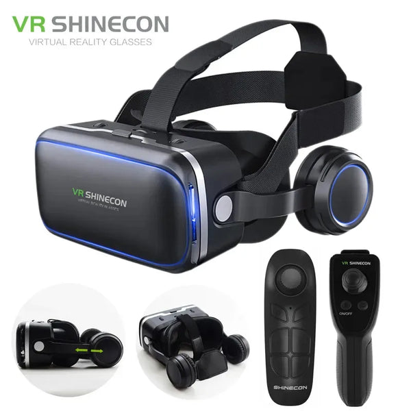 VR 6.0 Headphone Version 3D Virtual Reality Stereo Helmet