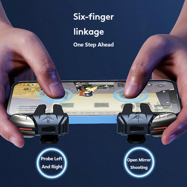 6 Finger Game Flexible & Sensitive Gaming Controller
